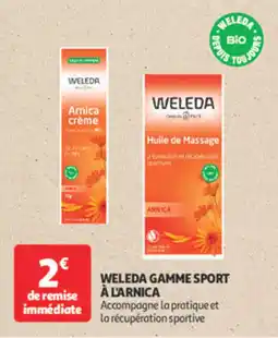 Auchan Weleda gamme sport à l'arnica offre