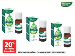 Auchan Phytosun arôms gamme huiles essentielles offre
