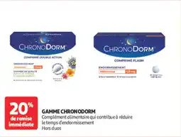 Auchan Gamme chronodorm offre