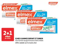 Auchan Elmex gammes enfant et junior offre