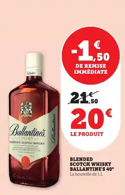 Bi1 Blended scotch whisky ballantine's 40 offre