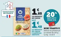 Bi1 Mini toasts u offre