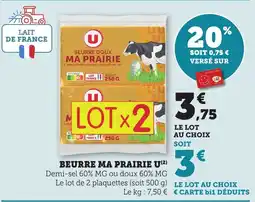 Bi1 Beurre ma prairie u offre