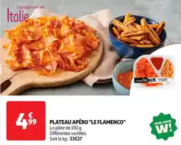 Auchan Supermarché Plateau apéro "le flamenco" offre