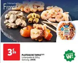 Auchan Supermarché Plateau de tapas offre