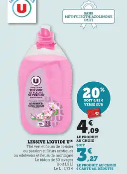 Bi1 Lessive liquide u offre