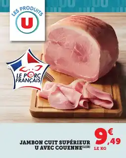Bi1 Jambon cuit supérieur u avec couenne offre
