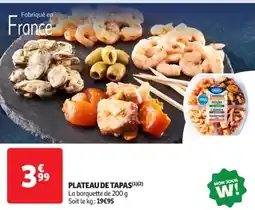Auchan Supermarché Plateau de tapas offre