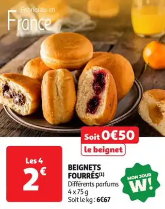 Auchan Supermarché Beignets fourrés offre