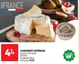 Auchan Supermarché Camembert supérieur offre