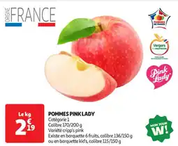 Auchan Supermarché PINK LADY Pommes offre