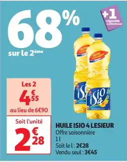 Auchan Supermarché ISIO 4 Huile lesieur offre