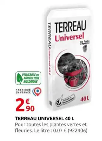 Rural Master Terreau universel offre