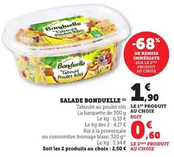 Bi1 Salade bonduelle offre