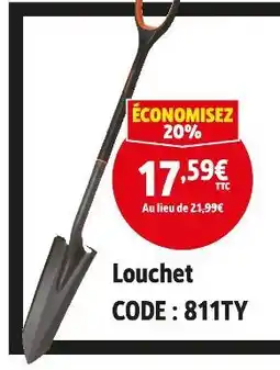 Screwfix Louchet offre