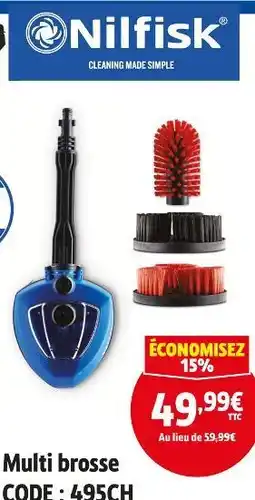 Screwfix NILFISK Multi brosse offre