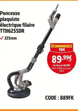 Screwfix Ponceuse plaquiste électrique filaire offre