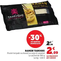 Bi1 Ramen tanoshi offre