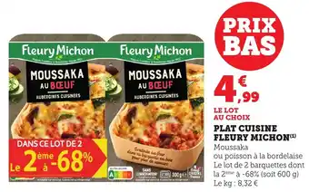 Bi1 Plat cuisine fleury michon offre