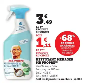 Bi1 Nettoyant menager mr propre offre