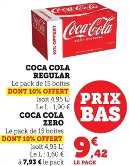 Bi1 Coca cola regular offre