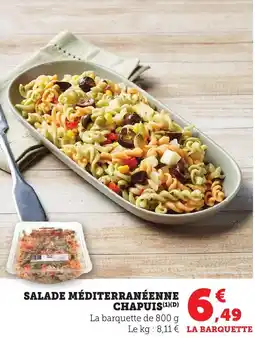 Bi1 Salade méditerranéenne chapuis offre