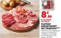 Bi1 Plateau assortiment sec français offre