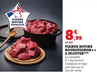 Bi1 Viande bovine bourguignon a mijoter offre