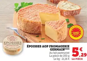 Bi1 Époisses aop fromagerie germain offre