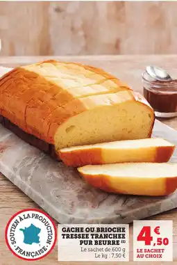 Bi1 Gache ou brioche tressee tranchee pur beurre offre
