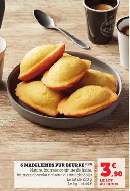 Bi1 6 madeleines pur beurre offre