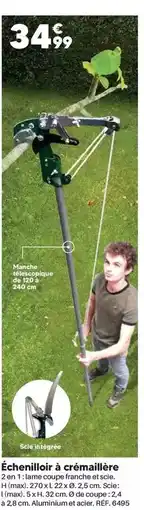 Shopix Echenilloir à crémaillère offre