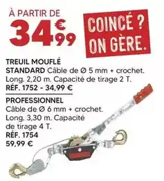 Shopix Treuil moufle offre
