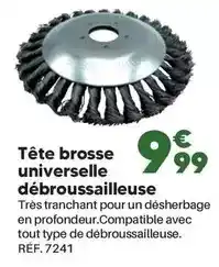 Shopix Tête brosse universelle débroussailleuse offre
