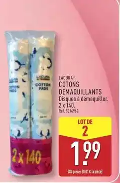 ALDI Cotons démaquillants offre