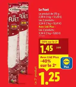 Lidl Le césarin - le fuet offre