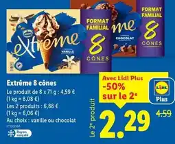 Lidl Nestlé - extrame 8 cônes offre