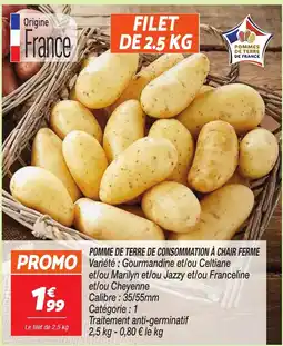 Netto Pomme de terre de consommation à chair ferme offre