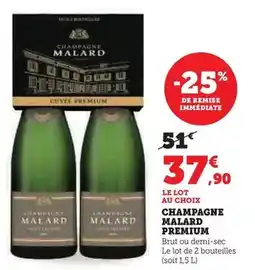 Hyper U Malard - champagne premium offre