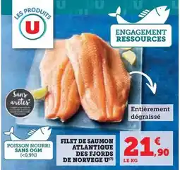 Hyper U U - filet de saumon atlantique des fjords de norvege offre