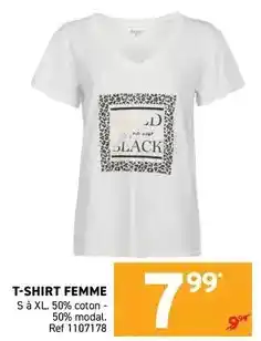 Trafic T-shirt femme offre