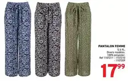 Trafic Pantalon femme offre