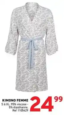 Trafic Kimono femme offre