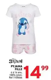 Trafic Disney - pyjama fille offre