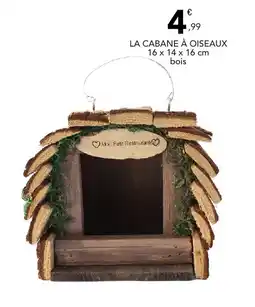 Stokomani La cabane Ă oiseaux offre