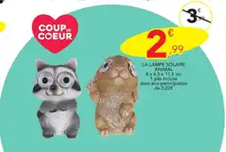 Stokomani La lampe solaire animal offre