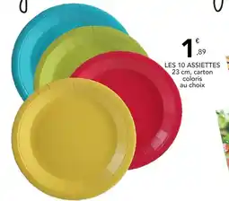 Stokomani Les 10 assiettes offre