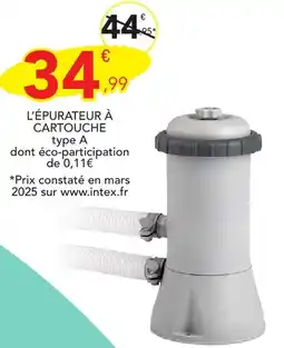 Stokomani L'épurateur à cartouche type a offre