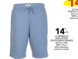 Stokomani Le bermuda molleton gentleman farmer offre
