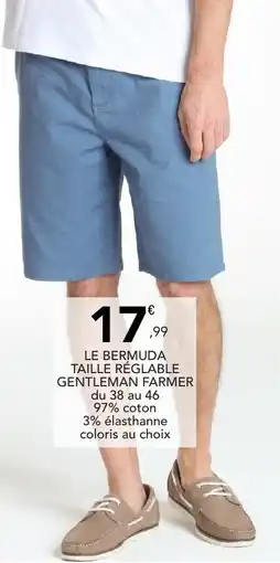 Stokomani Le bermuda taille réglable gentleman farmer offre